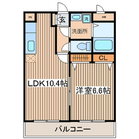 ヴィラ・フロレスタの物件間取画像